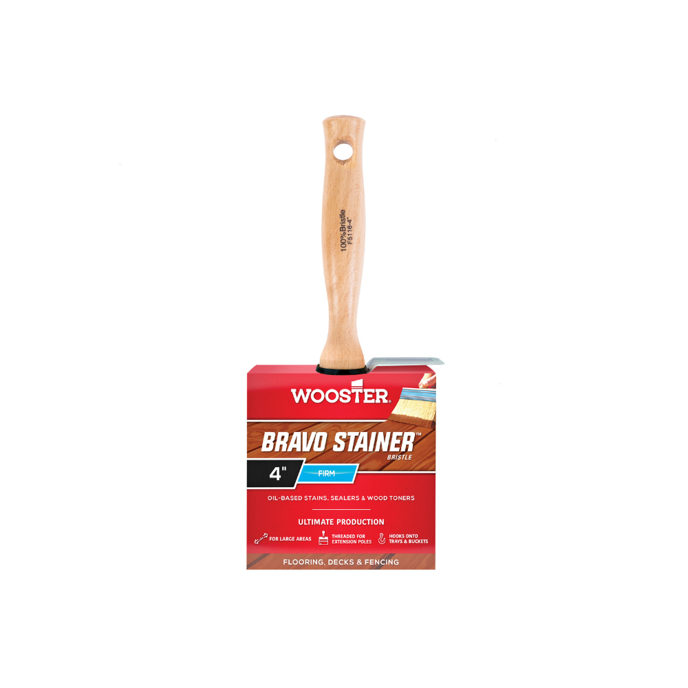 Wooster Bravo Stainer Brush at Wallauer Paint