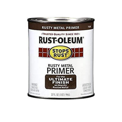 Rustoleum Rusty Metal Primer available at Wallauer's Paint & Wallpaper Stores.