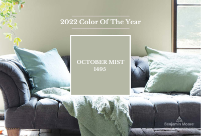 October Mist 1495 is available at Wallauer Paint & Design Westchester, Putnam & Rockland County, New York.