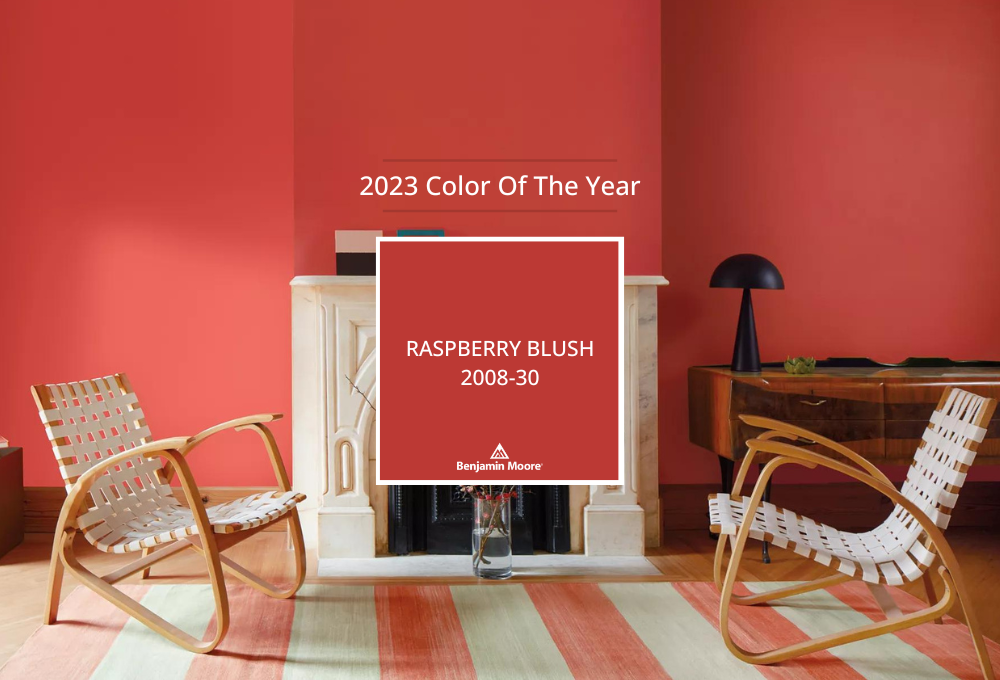 Benjamin Moore Color of the Year 2023: Raspberry Blush 2008-30 at Wallauer Paint and Design