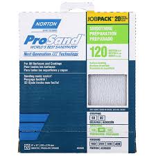 Norton ProSand 9x11 Sanding Sheets, 20-Sheet Job Pack