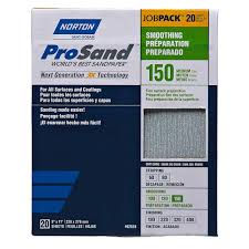 Norton ProSand 9x11 Sanding Sheets, 20-Sheet Job Pack