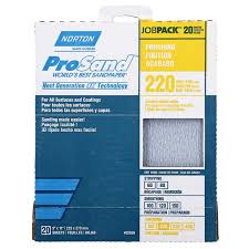 Norton ProSand 9x11 Sanding Sheets, 20-Sheet Job Pack