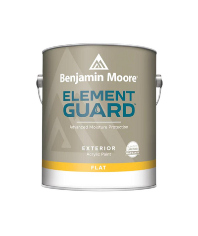 Benjamin Moore Element Guard Exterior Paint Flat available at Wallauer.