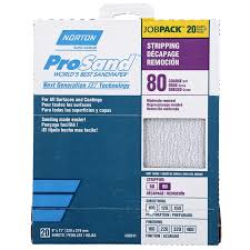 Norton ProSand 9x11 Sanding Sheets, 20-Sheet Job Pack