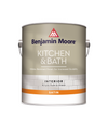 Benjamin Moore Kitchen & Bath interior satin paint, available at Wallauer's in NY.