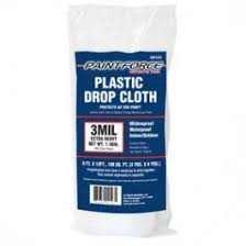 9X12 Plastic Drop Cloths