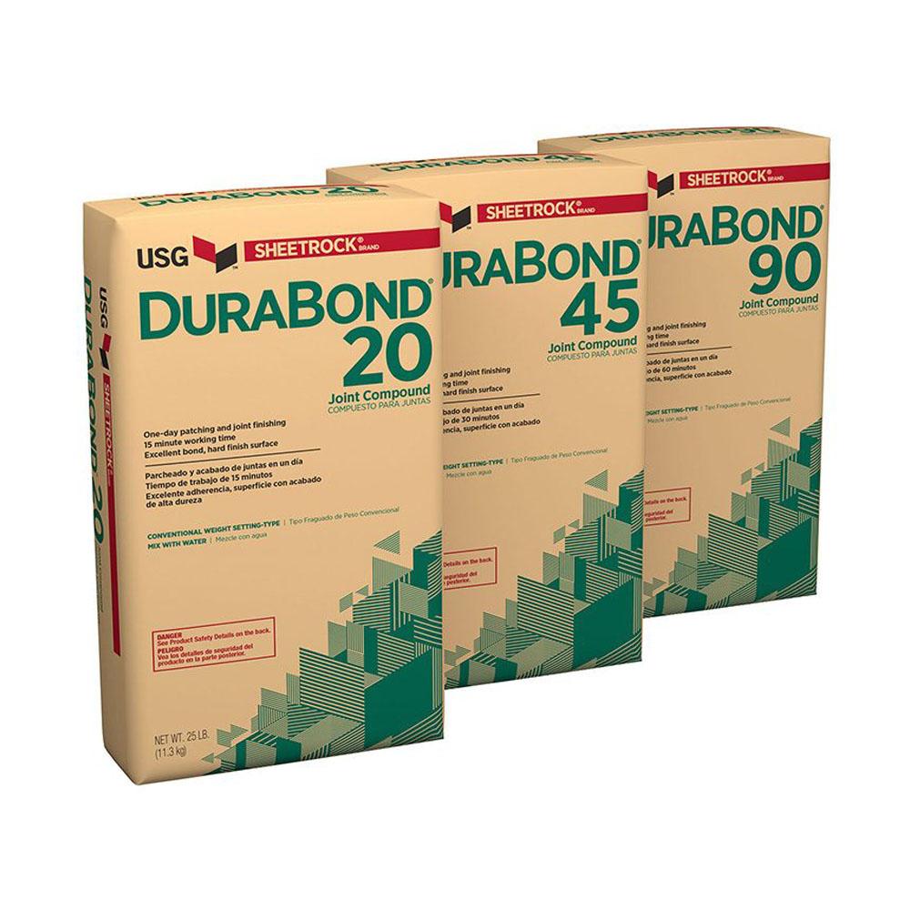 SHEETROCK® BRAND DURABOND® JOINT COMPOUND 25 LB available at Wallauer's Paint & Wallpaper Stores.
