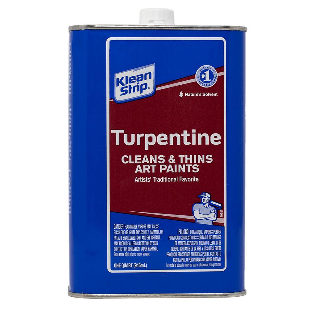Klean Strip turpentine, available at Wallauer's in NY.