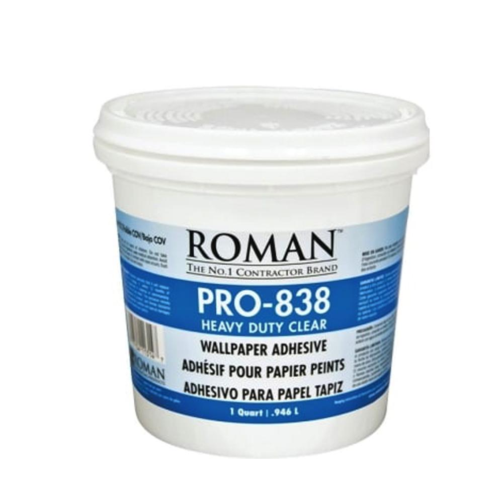Roman Pro 838 wallpaper adhesive, available at Wallauer's in NY.