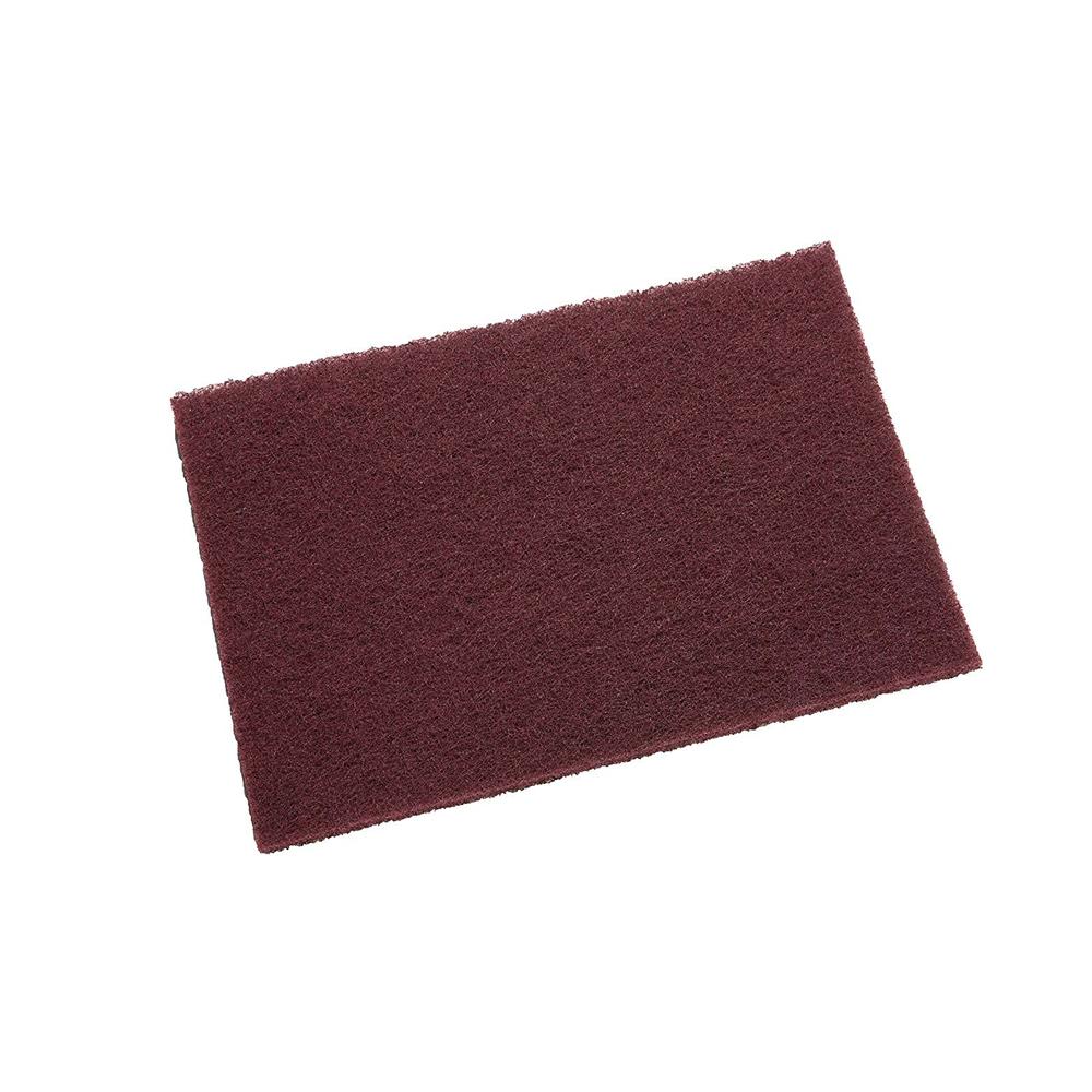 Maroon scrub pad, available at Wallauer's in NY.