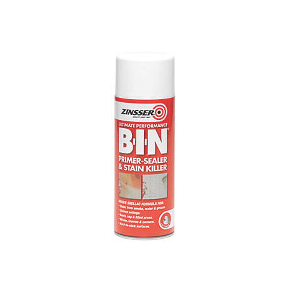 Zinsser BIN Primer Spray, available at Wallauer's in NY.