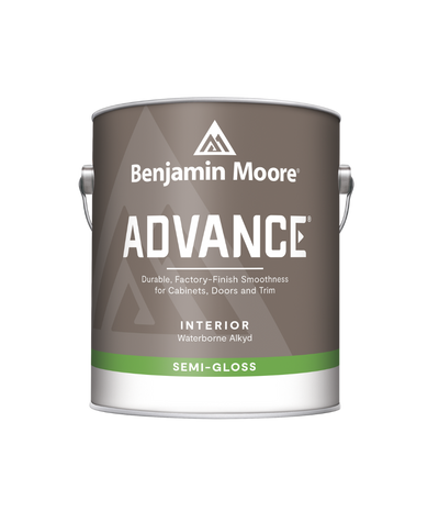 Benjamin Moore Advance Semi Gloss Paint available at Wallauer Paint & Design.