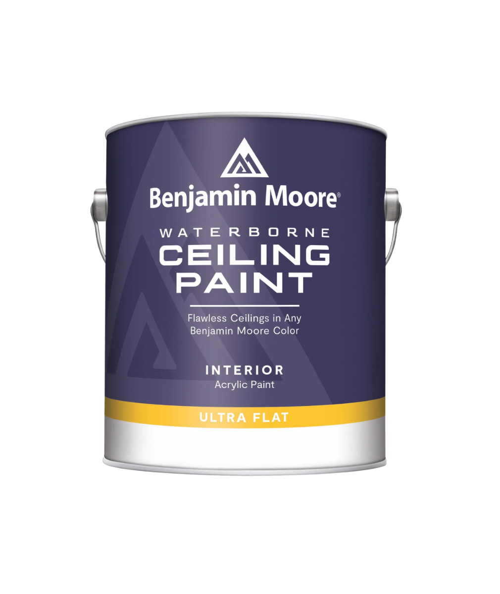 Benjamin Moore Waterborne Ceiling Paint available at Wallauer Paint & Design.