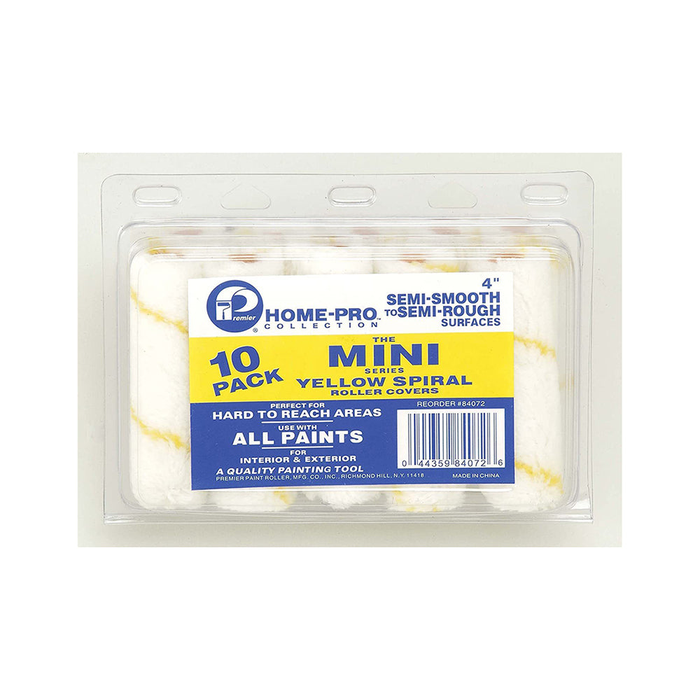 Premier 4" mini rollers, available at Wallauer Paint Centers in Westchester, Putnam, and Rockland Counties in New York.