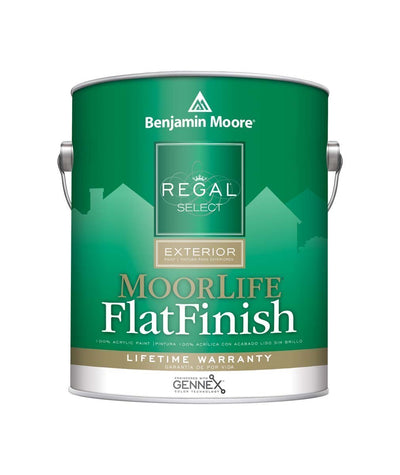 Benjamin Moore Regal Select Flat Exterior Paint available at Wallauer Paint & Design
