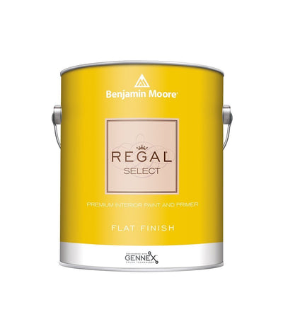 Benjamin Moore Regal Select Flat Paint available at Wallauer Paint & Design.