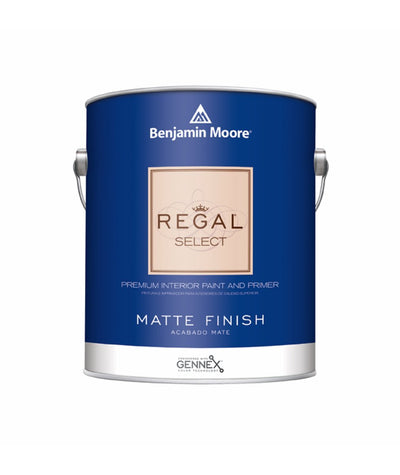 Benjamin Moore Regal Select Matte Paint available at Wallauer Paint & Design.