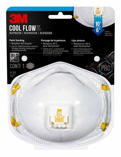3M 8511 Cool Flow respirators, available at Wallauer's in NY.