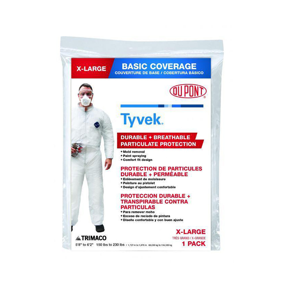 Tyvek disposable coveralls, available at Wallauer's in NY.
