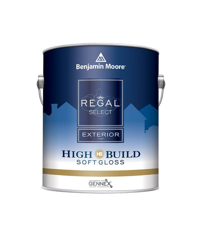 Benjamin Moore Regal Select Soft Gloss Exterior Paint Gallon, available at Wallauer Paint & Design.